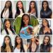 12A Brazilian Straight 4x4 HD Lace Closure | Free Part Hand Tied Swiss Lace | 100% Unprocessed Human Hair | Natural Black (16 Inch) - Buy Online on GoSupps.com