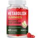 Metabolism Gummies with Apple Cider Vinegar | Energy Digestion & Lean Body Mass Support | Apple Cider Vinegar Gummies with The Mother B12 & Folate | Metabolism Support for Women & Men | 60 Ct.