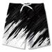 Newistar swimming trunks boys 3D pressure quickly drying swimming shorts with mesh feed summer beach short pants swimming pants children 8-16 years 14-16 years black paint