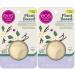 eos Plant-Based Vegan Lip Salve - Vanilla Bean 100% Natural Formula Cocoa Butter Lip Balm with Upcycled Olive Squalane Cruelty-Free 0.42 oz (Pack of 2)