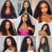 Poghes 13x6 Water Wave HD Lace Front Wig 24 Inch - 180% Density Pre Plucked Deep Wave Human Hair Wig for Black Women - with Baby Hair - Buy Online on GoSupps.com