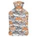 Cartoon Dog Hot Water Bottle With Cover Plush Bed Bottle Hand Warmer For Adults And Children 26.5X15.3cm