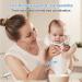 CLdy Baby Biting Toys - 2 BPA-Free Silicone Teething Rings for Babies 3 Months+ - Soft & Stimulating Toothbrush Aid in Blue & Pink - Buy Online on GoSupps.com