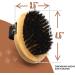 Bamboo Handheld Pet Brush with Soft Boar Bristles for Dogs and Cats - 1 Pack - Buy Online on GoSupps.com