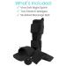 Vive Plantar Fasciitis Night Splint + Spike Ball - Orthopedic Leg Brace for Heel Pain Relief - Black, Small - Buy Online on GoSupps.com