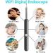 XIXIDIAN Ear Wax Removal Tool 4.5mm Ear Wax Removal Ear Cleaner Wireless Ear Otoscope with 6 LED Light for Adults Kids - Buy Online on GoSupps.com