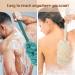 2Pack PIPUHA Loofah Sponge Shower Brush - Body Exfoliating with Long Handle - Bathing Accessories for Men and Women - Blue and White - Buy Online on GoSupps.com