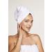 Glov Quick-Dry Microfiber Hair Turban - Absorbent Towel with Loop & Buttons | Universal Size (White) for Fast Drying - Buy Online on GoSupps.com