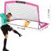WEKEFON Soccer Goal 5' x 3.1' Portable Soccer Net with Carry Bag for Backyard Games and Training for Kids and Youth Soccer Practice  1 Pack Pink - Buy Online on GoSupps.com