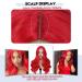 Fancy Long Red Wavy Wig for Women | Natural-Looking Heat-Resistant Synthetic Curly Hair for Parties - Buy Online on GoSupps.com