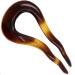 Camila Paris CP2639 French Twist Stick Clip Pins  Tortoise Shell  Wavy Hair Pin U-Shaped Hair Fork for Girls Spiral Updo  Fashion Flexible Durable Styling Hair Accessories for Women  Made in France Tortoise Shell 2-Prong
