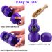 Leipple Interactive Dog Toy for Large Dogs - Rolling Treat Dispenser & Puzzle Toy - Durable Slow Feeder for IQ Improvement & Boredom Reduction - Medium to Large Dogs (Purple) - Buy Online on GoSupps.com