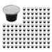 1000Sets Capsules de Caf Rechargeables Tasse Capsules de Caf Jetables Emballage Fournitures de Caf pour Noir
