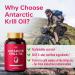 HUJ Antarctic Krill Oil 1000mg with Omega-3s EPA DHA Astaxanthin Phospholipids and Choline - Sustainably Sourced - 60 Softgels - Buy Online on GoSupps.com