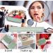Queboom Green Travel Makeup Bag for Women - Cosmetic Toiletry Bag for Girls - Buy Online on GoSupps.com