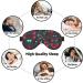 Triangular Pattern Eye Mask - Soft Elastic & Adjustable Sleep Mask for Men & Women | International Shipping - Buy Online on GoSupps.com