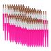 Disposable make-up brush 100 pieces roseflower portable disposable lip glass brush/concealer brush/eyeshadow brush/eyeliner brush for even application of make-up no spilled #6