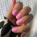 Short Pink Acrylic Press On Nails - Solid Color Full Cover False Nails for Women and Girls - Glossy Finish - 24Pcs - Buy Online on GoSupps.com
