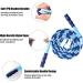 Kitys Fatch Adjustable Speed Jump Rope for Men, Women, and Kids - Blue/Pink/Purple - Buy Online on GoSupps.com