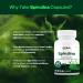 ORIBITE Spirulina 1000mg | 60 Capsules | Organic Plant-Based Superfood | Rich in Protein Beta-Carotene (Vitamin A) B12 & Antioxidants | Non-GMO & Gluten-Free Supplement - Buy Online on GoSupps.com