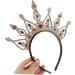 Beavorty Crown Headband Bridal Rhinestone Crown Girl Crown Rhinestone Wedding Crown Rhinestone Crown for Women Crown Hairband Bridal Hair Accessories Vintage Tiaras Crowns Crown for Girl 24.00X23.80X1.00CM Golden - Buy Online on GoSupps.com