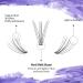 300PCS D Curl 10D 0.07mm 8-16mm Cluster Lashes Extension Kit | DIY Individual Eyelashes Clusters for Home | Wide Stem Mixed Lash Clusters - Buy Online on GoSupps.com