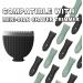 3 Packs Black Replacement Blades for Meri-dian Trimmer Compatible with Meridian Body Trimmer Onyx & Sage Hygienic Ceramic Replacement Blades - Buy Online on GoSupps.com