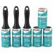 Lint Rollers for Pet Hair 8m 60-Sheet Rolls 6 Pack Clothes Sofa Bed and Carpet Removes Dog Cat hairs Dust and Fluff From Garments Furniture and Car Seats 60 Sheets per Refill Pack of 6 Roll / 3 Handles