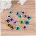 Sewacc 150-Piece Opal Glass Patch Jewelry Kit | Mini-Resin Animals & Flower Toys | Flat Back Doll Eyes for Crafting | Random Colors - Buy Online on GoSupps.com