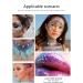 Buy 2 Color Neon Face & Body Glitter Gel - Holographic Makeup for Parties (Pink & White) - Glow Accessories - Buy Online on GoSupps.com