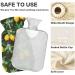 Lemon Hot Water Bottle with Cover | 1L Small Hot Water Bag for Pain Relief | BPA Free Heat & Cold Therapy - Buy Online on GoSupps.com