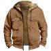 Hanxiulin coat plush jacket hoodie jacket oversize winter coat men coat winter jacket long -sleeved winter coat jacket oversized light outdoor cardigan jacket coat buffer jacket transition