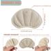 6 Pairs Heel Cushion Inserts - Soft Mesh Heel Grips for Loose Shoes | Reusable Blister Protectors for Men & Women - Buy Online on GoSupps.com