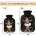 Naanle Cat Ballet Dancer Hot Water Bottle - 1L | Transparent Cover for Bed & Pain Relief | Ideal Hand & Foot Warmer | Heat & Cold Therapy - Buy Online on GoSupps.com
