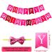 Birthday Sparty Bandana Hats Set for Girls & Dogs | 1st Birthday Party Decor with Paw Print Balloons & Happy Birthday Banner - Buy Online on GoSupps.com