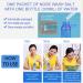 Nasal Irrigation System 300ml - BPA-Free Sinus Rinse Bottle for Adults & Kids | Includes 20 Salt Packets and Sticker - Buy Online on GoSupps.com