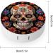 Buy Sugar Skull Contact Lens Case - Portable Travel Storage Box for Contacts - Stylish & Functional - Buy Online on GoSupps.com