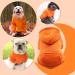 Waterproof Winter Dog Coat - Warm Jacket & Sweater for Puppies | Medium Fleece Hoodie & Autumn Clothing | Shop 1104B Orange - Buy Online on GoSupps.com