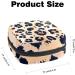 Leopard Print Menstrual Cup Pouch and Pad Bag - Portable Storage for Feminine Hygiene Products | Color 8 - Buy Online on GoSupps.com