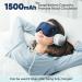 Heated Eye Mask for Dry Eyes - Cordless Warm Compress for Blepharitis & Styes | 1500mAh Battery Washable Cover | Perfect Gift (Blue - Buy Online on GoSupps.com