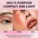 Liquid Blush Makeup Cheek Blush Soft Face Cream Dewy Finish Lightweight Long Lasting Waterproof Natural Look Easy to Use 2 Colors - Buy Online on GoSupps.com