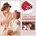 30 Flexible Foam Curlers & Steel Rat Tail Comb - No Heat Hair Styling for Long & Short Hair - Red Curling Iron Twist Set - Buy Online on GoSupps.com