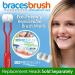 Autisticare Braces Brush 3D - Triple 3-Sided Toothbrush for Orthodontic Care | Soft Bristles + Tongue Scraper | Special Needs Approved - Buy Online on GoSupps.com