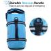 Vivaglory Ripstop Dog Life Vest in Blue | Reflective & Adjustable Jacket for Swimming & Boating | Size L | Rescue Handle - Buy Online on GoSupps.com