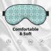 Blue Print Sleep Eye Mask - Soft Blindfold with Elastic Strap for Travel & Night Sleep - Buy Online on GoSupps.com