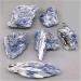 CIMWJOPS Natural Crystal Rough 1PC 150G-330G Natural Raw Cyanite Quartz Crystal Cluster Blue kyanite Rough Stone for Decoration 1pc 215g-235g - Buy Online on GoSupps.com