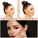 2 Color Dual Cream Contour Stick Set - Lightweight & Waterproof Highlighter and Bronzer Stick - Long Lasting Face Makeup Stick (W01LIGHT) - Buy Online on GoSupps.com