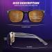 Livho Blue Light Filter Glasses for Women | TR90 Super Light Anti-Fatigue Computer & Gaming Glasses | Black & Clear Orange Colors - Buy Online on GoSupps.com