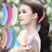 RC Roche 6 pieces of ponytail hair clip hair clip banana clasp women high quality robust for more volume large pastel multipolor