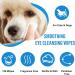 Dog Eye Wipes 120 Count - Gentle Dog Eye Cleaner Wipes Tear Stain Remover for White Dogs - Pet Eye Cleaning Wipes for Dogs Cats Puppy - Dog Eye Wipes for Discharge and Crust - Buy Online on GoSupps.com